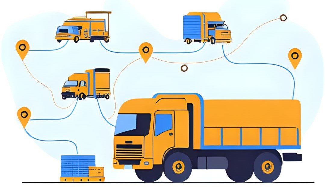 Crop anonymous young male packer in casual clothes using tape gun dispenser for sealing cardboard boxes