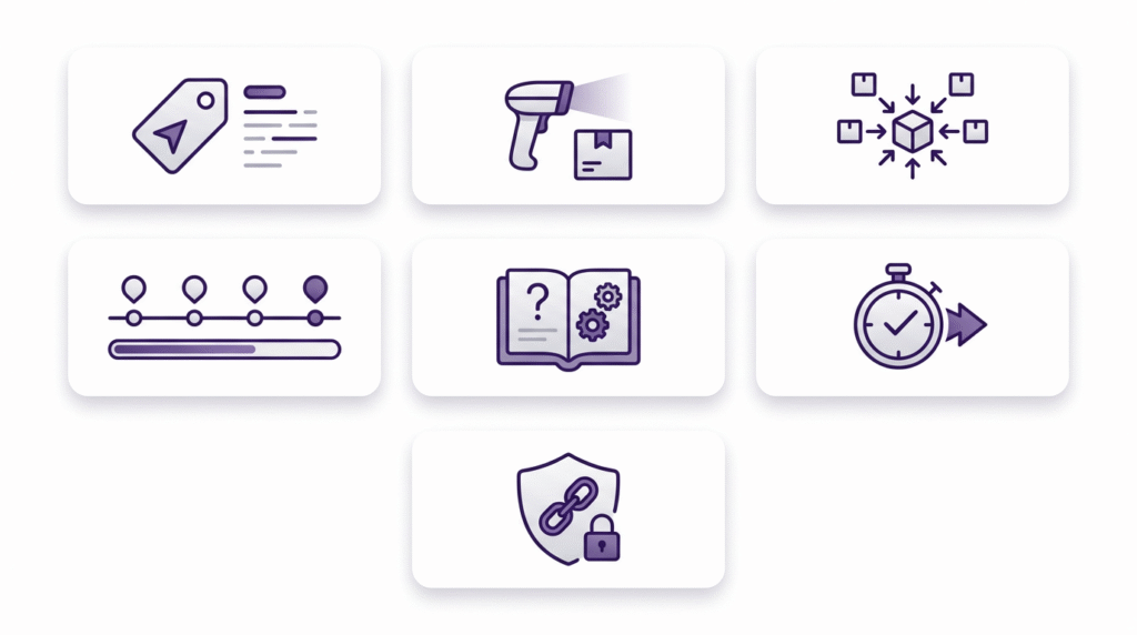 image shows E-Commerce Returns Logistics 