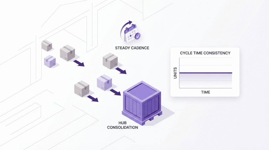 image shows E-Commerce Returns Logistics 
