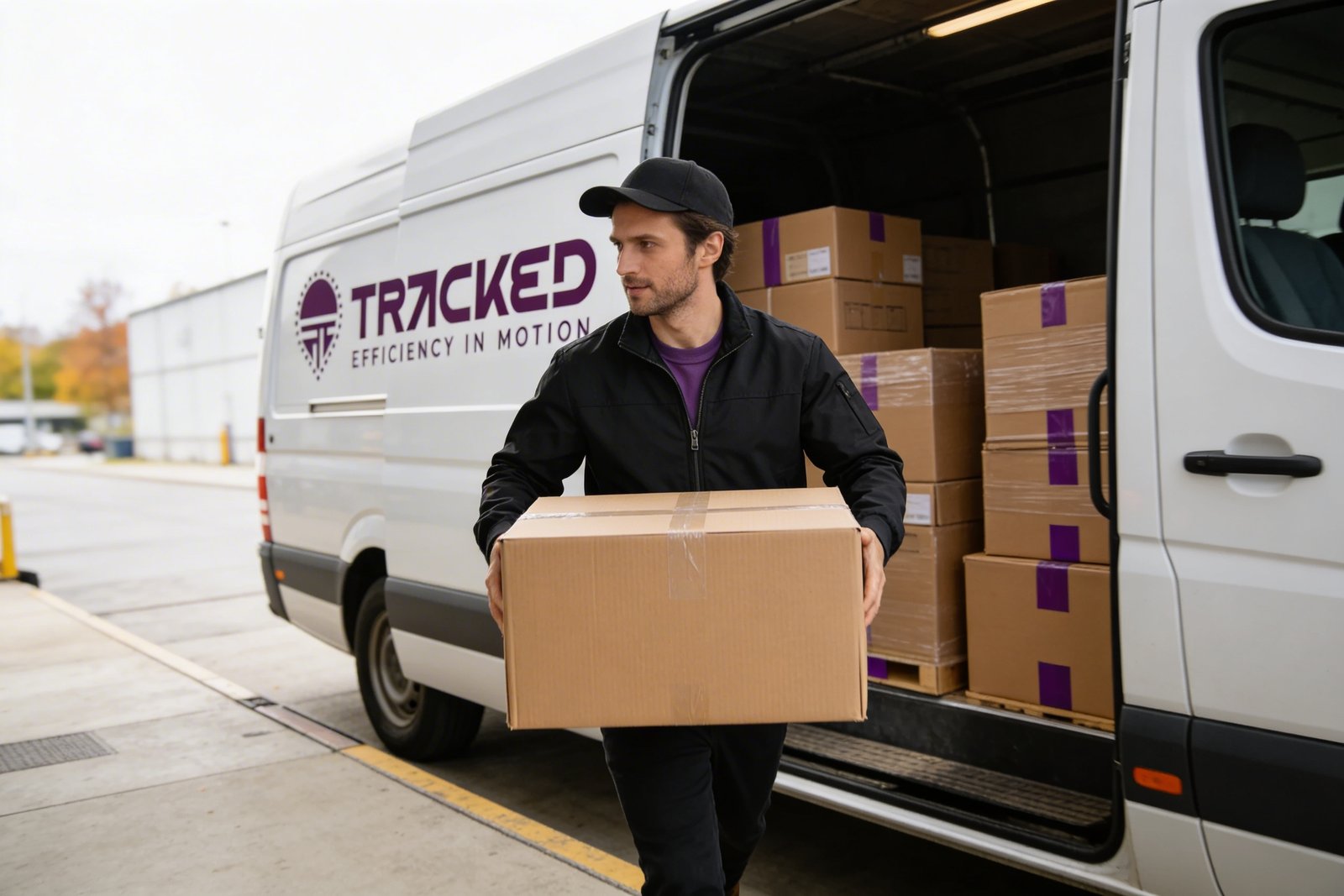 2D cartoon-style illustration that visually represents multiple industries dependent on chemical and hazardous materials logistics