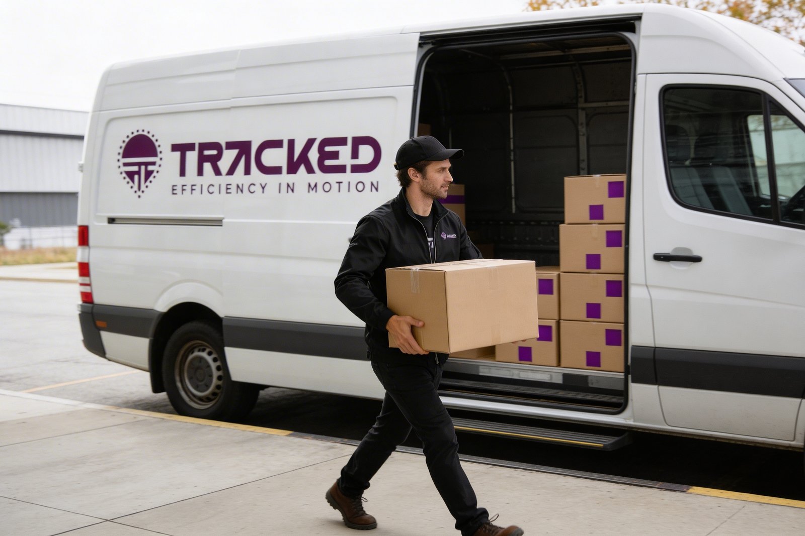 2D cartoon-style illustration that visually represents multiple industries dependent on chemical and hazardous materials logistics